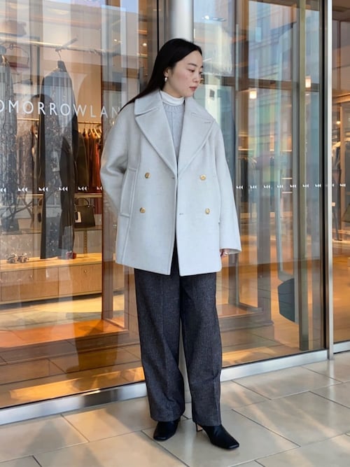 MACPHEE（マカフィー） ピーコート pコート メルトンビーバー Pコート