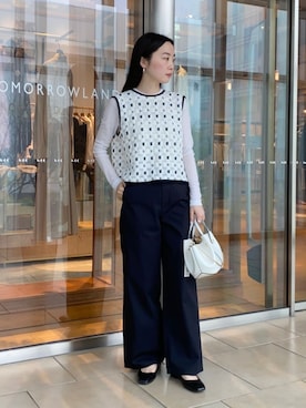 「MACPHEE（マカフィー）のアイテム」を使った、Kato_TOMORROWLANDさん（レディース・158cm）の春コーディネート