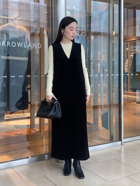 「イエロー」｜Kato_TOMORROWLANDさん（レディース・158cm）の秋コーディネート