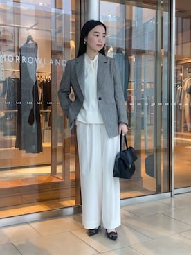 「TOMORROWLAND （トゥモローランド）のアイテム」を使った、Kato_TOMORROWLANDさん（レディース・158cm）の春コーディネート