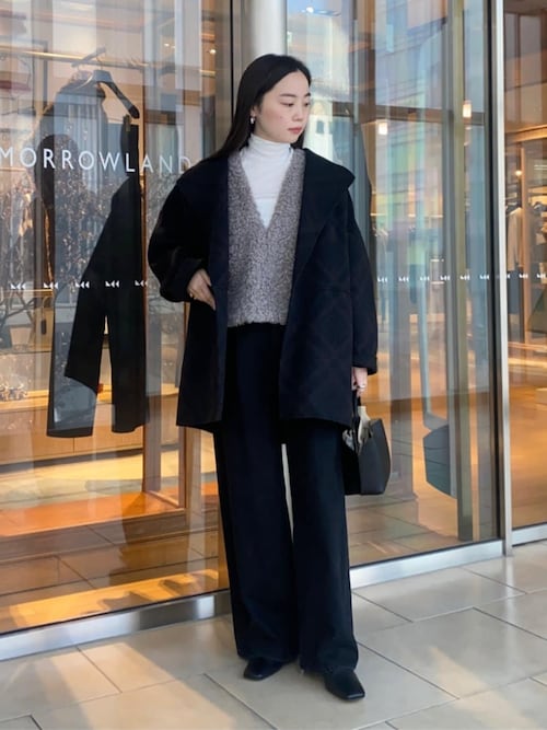 セール】ミックスファー Vネックベスト（ベスト）｜BALLSEY