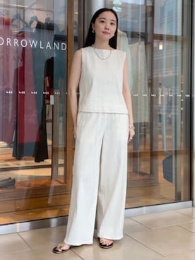 Kato_TOMORROWLANDさん（レディース・158cm）の夏コーディネート