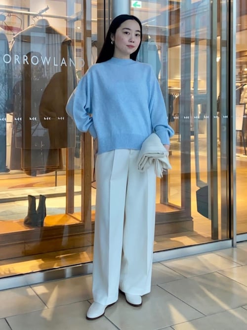 ウールサキソニー ハイウエストパンツ（その他パンツ）｜MACPHEE