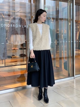 Kato_TOMORROWLANDさん（レディース・158cm）の秋コーディネート