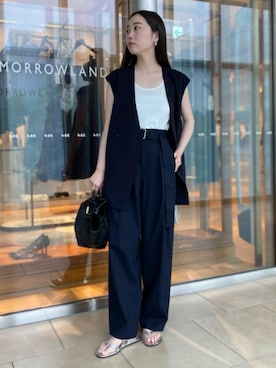 Kato_TOMORROWLANDさん（レディース・158cm）の夏コーディネート