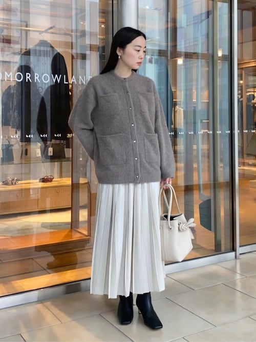 Ballsey スエードサテン プリーツスカート スエードサテン プリーツスカート（スカート）｜BALLSEY（ボールジィ