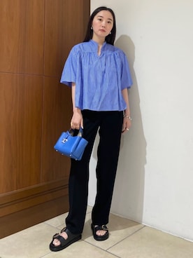 Kato_TOMORROWLANDさん（レディース・158cm）の夏コーディネート