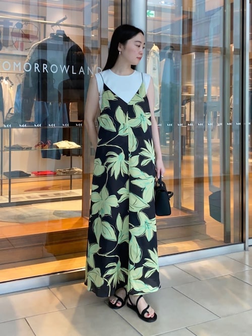 TOMORROWLAND Ballsey 花柄ワンピース Tomorrowland Ballsey 花柄 ワンピース クルーネック 34 - メルカリ