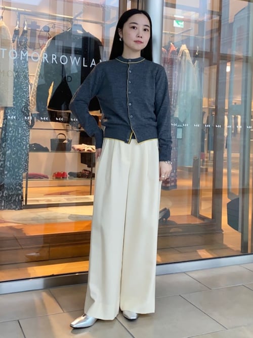 大人コーデ♪トゥモローランドBALLSEYボールジィ　綺麗色マフラー 楽天市場】Ballsey(ボールジィ) フラッフィーヤーン クルー