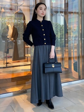 「MACPHEE（マカフィー）のアイテム」を使った、Kato_TOMORROWLANDさん（レディース・158cm）の秋コーディネート