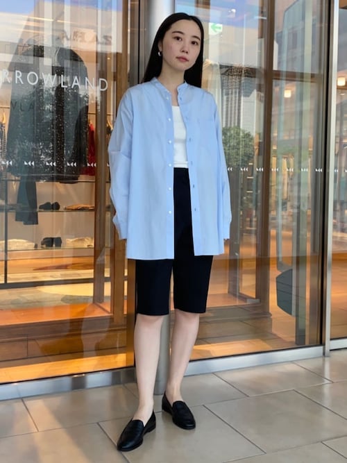 Ballsey パンツ コンパクトクロスストレッチ タイトバミューダ