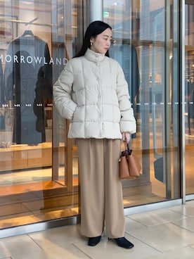 Kato_TOMORROWLANDさん（レディース・158cm）の冬コーディネート