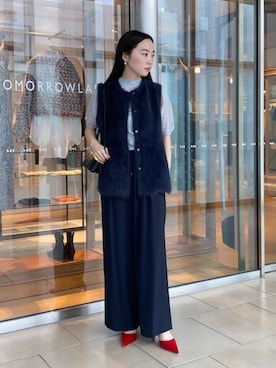 / Ballsey ボールジィ ボールジー ダウン ジレ ベスト ジャケット セール】レノクロスジャージー Vカラーミドルジレ（ベスト