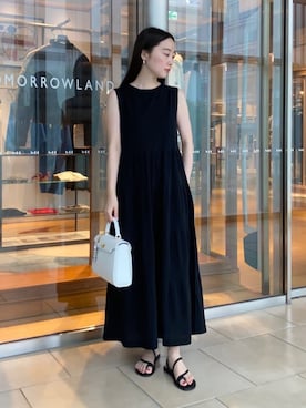「ニットワンピース」｜Kato_TOMORROWLANDさん（レディース・158cm）の夏コーディネート