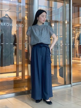 「TOMORROWLAND （トゥモローランド）のアイテム」を使った、Kato_TOMORROWLANDさん（レディース・158cm）の春コーディネート