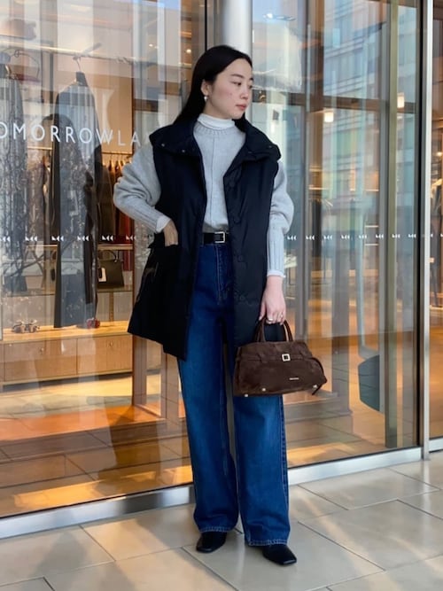 デニム ワイドストレートパンツ（デニムパンツ）｜TOMORROWLAND