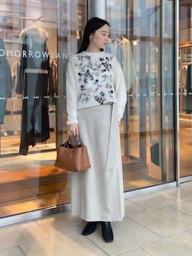 「MACPHEE（マカフィー）のアイテム」を使った、Kato_TOMORROWLANDさん（レディース・158cm）の秋コーディネート