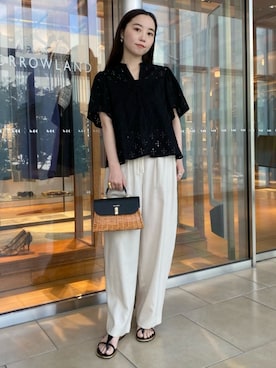 Kato_TOMORROWLANDさん（レディース・158cm）の夏コーディネート