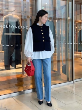 「RED CARD TOKYO（レッドカード）のアイテム」を使った、Kato_TOMORROWLANDさん（レディース・158cm）の秋コーディネート