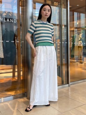 「インドコットン」｜Kato_TOMORROWLANDさん（レディース・158cm）の春コーディネート