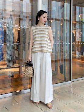 「デイリーカジュアル」｜Kato_TOMORROWLANDさん（レディース・158cm）の夏コーディネート