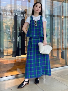 「BLANC..（ブラン）のアイテム」を使った、Kato_TOMORROWLANDさん（レディース・158cm）の春コーディネート