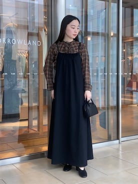 「MACPHEE（マカフィー）のアイテム」を使った、Kato_TOMORROWLANDさん（レディース・158cm）の夏コーディネート