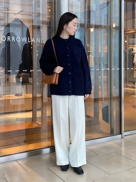 Kato_TOMORROWLANDさん（レディース・158cm）の冬コーディネート