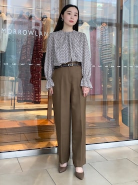 「Anderson's（アンダーソンズ）のアイテム」を使った、Kato_TOMORROWLANDさん（レディース・158cm）の秋コーディネート