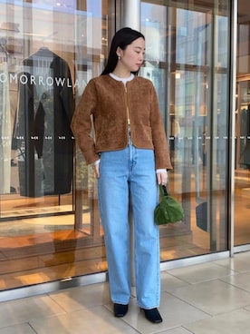 「MACPHEE（マカフィー）のアイテム」を使った、Kato_TOMORROWLANDさん（レディース・158cm）の秋コーディネート