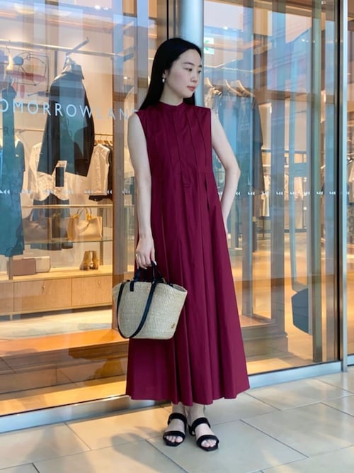 Ballsey（ボールジィ） ワンピース プロセスドコットン ピンタック