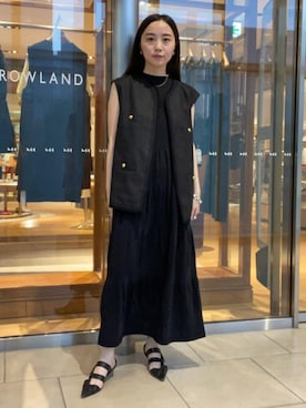 「DES PRES（デ・プレ）のアイテム（その他アウター）」を使った、Kato_TOMORROWLANDさん（レディース・158cm）の春コーディネート
