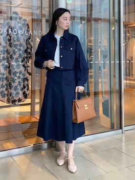 「CARBOTTI（カルボッティ）のアイテム」を使った、Kato_TOMORROWLANDさん（レディース・158cm）の冬コーディネート