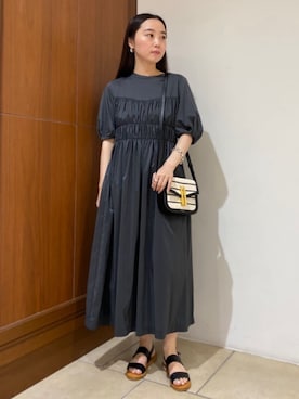 「BALLSEY（ボールジィ）のアイテム（ワンピース/ドレス）」を使った、Kato_TOMORROWLANDさん（レディース・158cm）の夏コーディネート