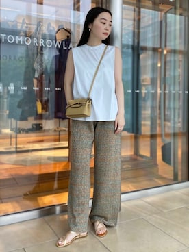 Kato_TOMORROWLANDさん（レディース・158cm）の夏コーディネート