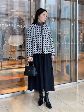 Kato_TOMORROWLANDさん（レディース・158cm）の秋コーディネート