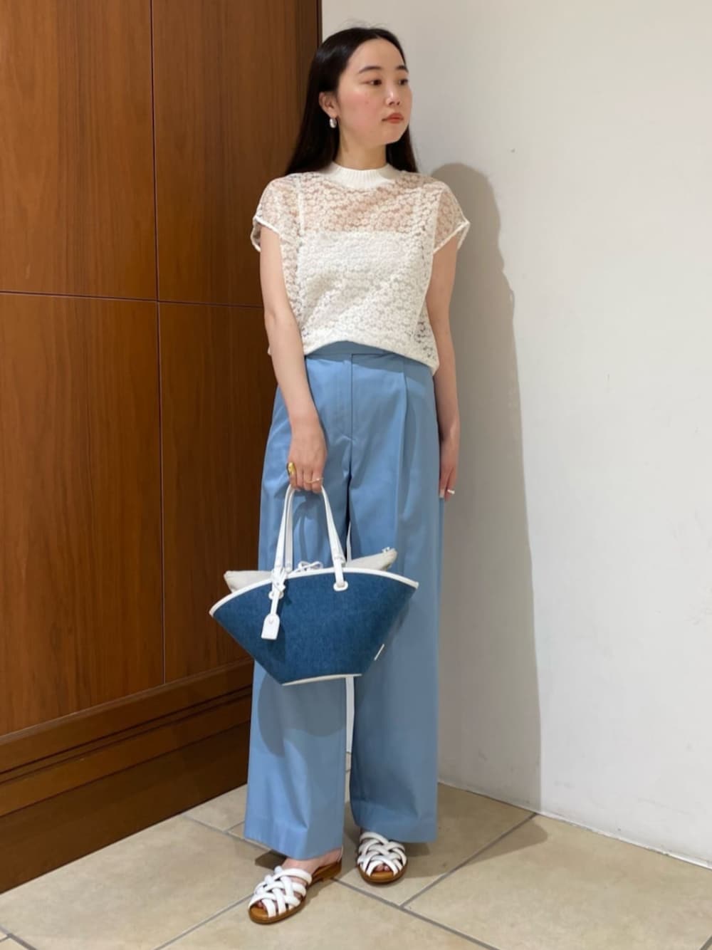 BALLSEY(ボールジィ)の「□チュールエンブロイダリー レース BALLSEY(ボールジィ)の「□チュールエンブロイダリー レース