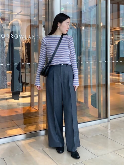 コットンリブ ボートネックプルオーバー（ニット/セーター）｜MACPHEE