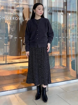 「BALLSEY（ボールジィ）のアイテム（ワンピース/ドレス）」を使った、Kato_TOMORROWLANDさん（レディース・158cm）の秋コーディネート