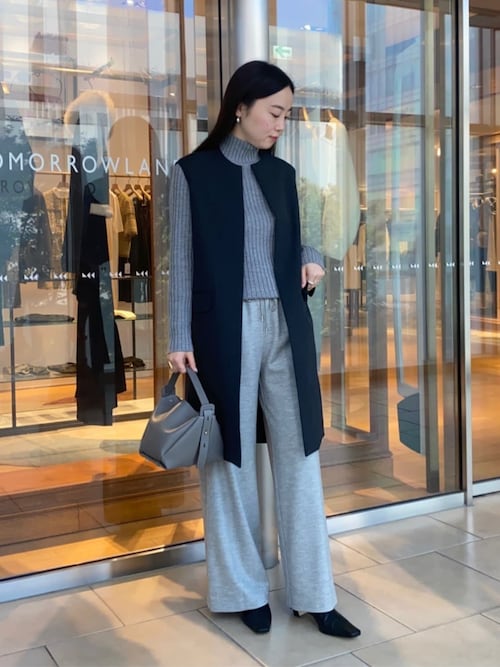 ウールリブ ハイネックプルオーバー（ニット/セーター）｜DES