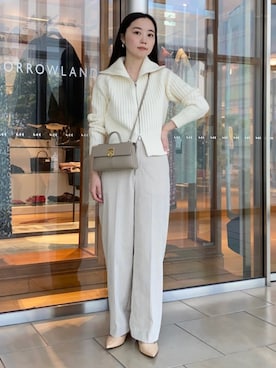 Kato_TOMORROWLANDさん（レディース・158cm）の秋コーディネート