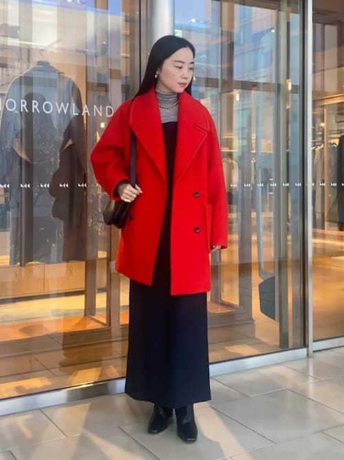 ブークレーボンディング ダブルブレストコート（その他アウター