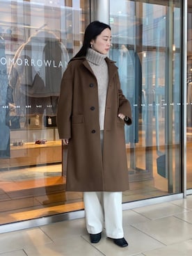 Kato_TOMORROWLANDさん（レディース・158cm）の冬コーディネート