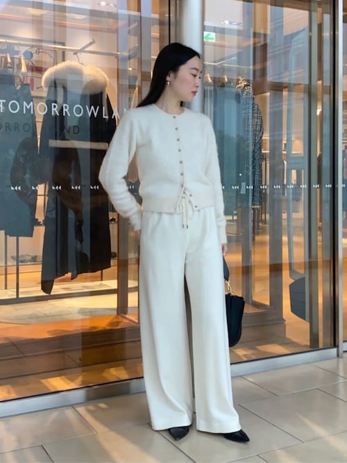 フォックスカシミヤ クルーネックカーディガン（カーディガン/ボレロ