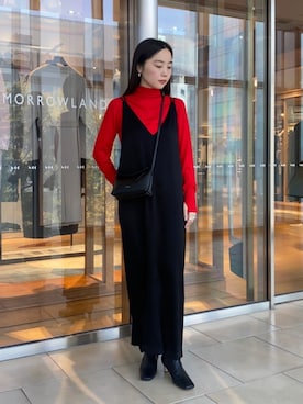 「MACPHEE（マカフィー）のアイテム」を使った、Kato_TOMORROWLANDさん（レディース・158cm）の秋コーディネート