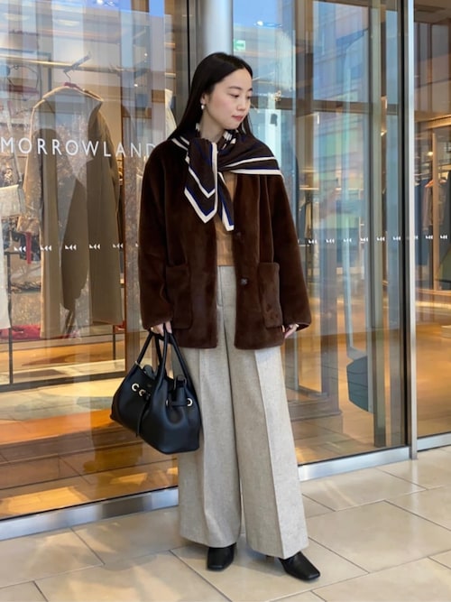 美品 ミューズドゥーズィエムクラス カシミヤ混 アゼプルオーバー シルク 黒 BPF01_61_61024402002_1700