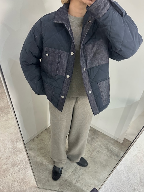 セール】【LA PEAU DE GEM】antipilling knit pants/アンチピリング