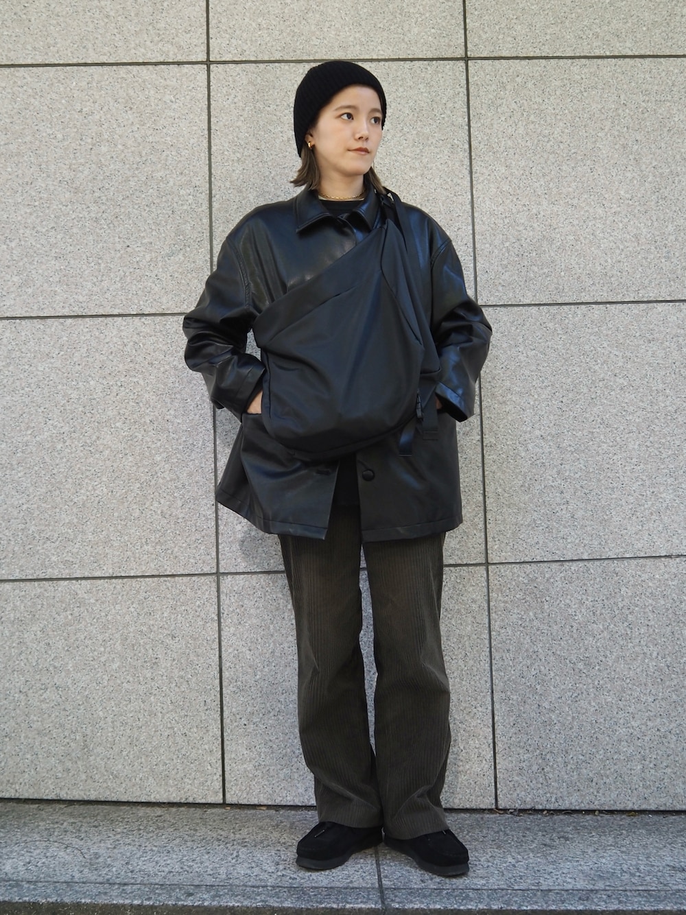 LA PEAU DE GEM カバーオール ラポドゥジェム/デニムカバーオール LA PEAU DE GEM