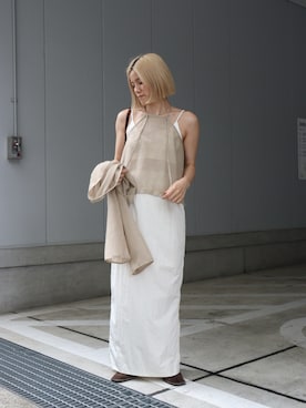 「ホルターネック」｜sari_lpdgemさん（レディース・158cm）の夏コーディネート