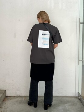 「ooju（オージュ）のアイテム」を使った、sari_lpdgemさん（レディース・158cm）の春コーディネート